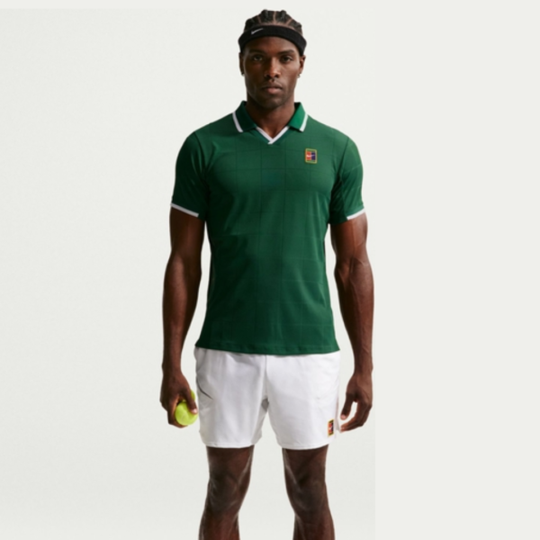 NIKE07092673 Nike Tshirt Polo Court Slam Gre Mn