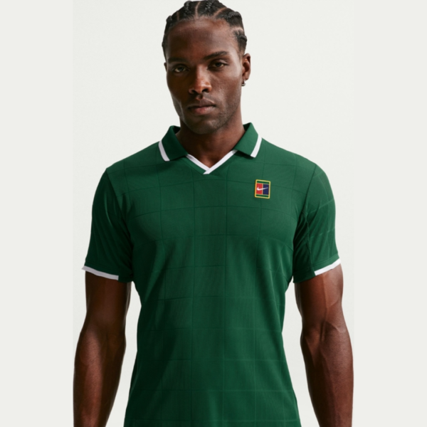NIKE07092675 Nike Tshirt Polo Court Slam Gre Mn