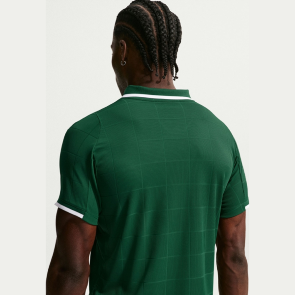 NIKE07092676 Nike Tshirt Polo Court Slam Gre Mn