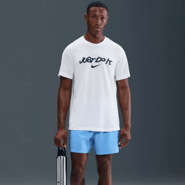 Nike Tshirt Just Do It Bassic Whi Mn