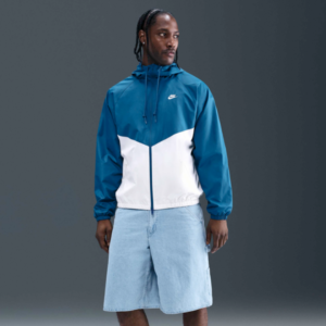 Nike Jacket Windrunner Blu Mn