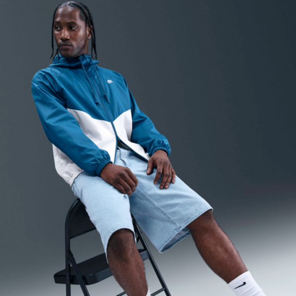 NIKE10042026152 Nike Jacket Windrunner Blu Mn