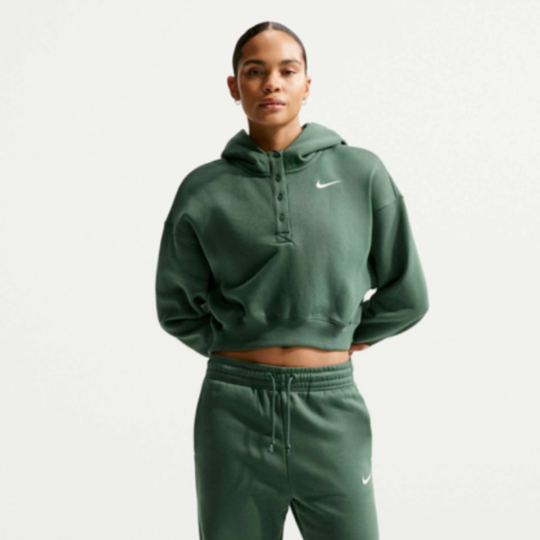 Nike Hoodie Sportswear Phoenix Fleece Gre Wm