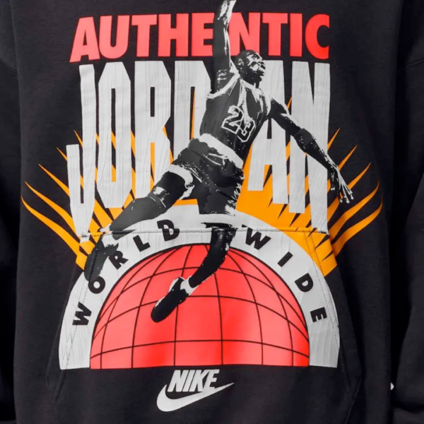 Nike Jordan Hoodie Brooklyn Fleece Blk Mn