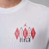 NIKE12092652 Nike Tshirt Mike's Diner Whi Mn