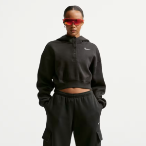 NIKE1504202665 Nike Hoodie Phoenix Fleece Blk Mn