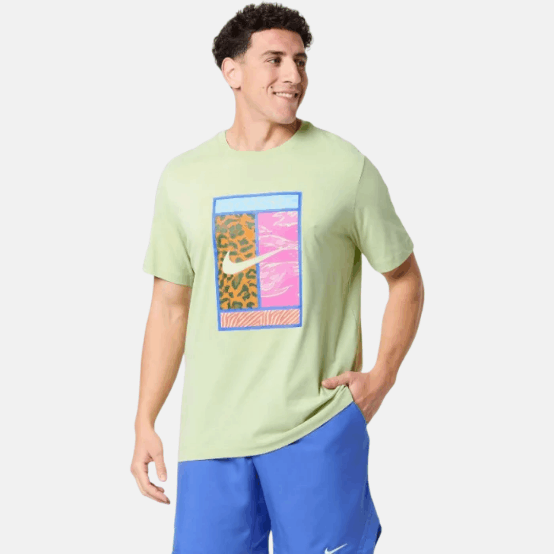 Nike Tshirt Bassic Court Gre Mn