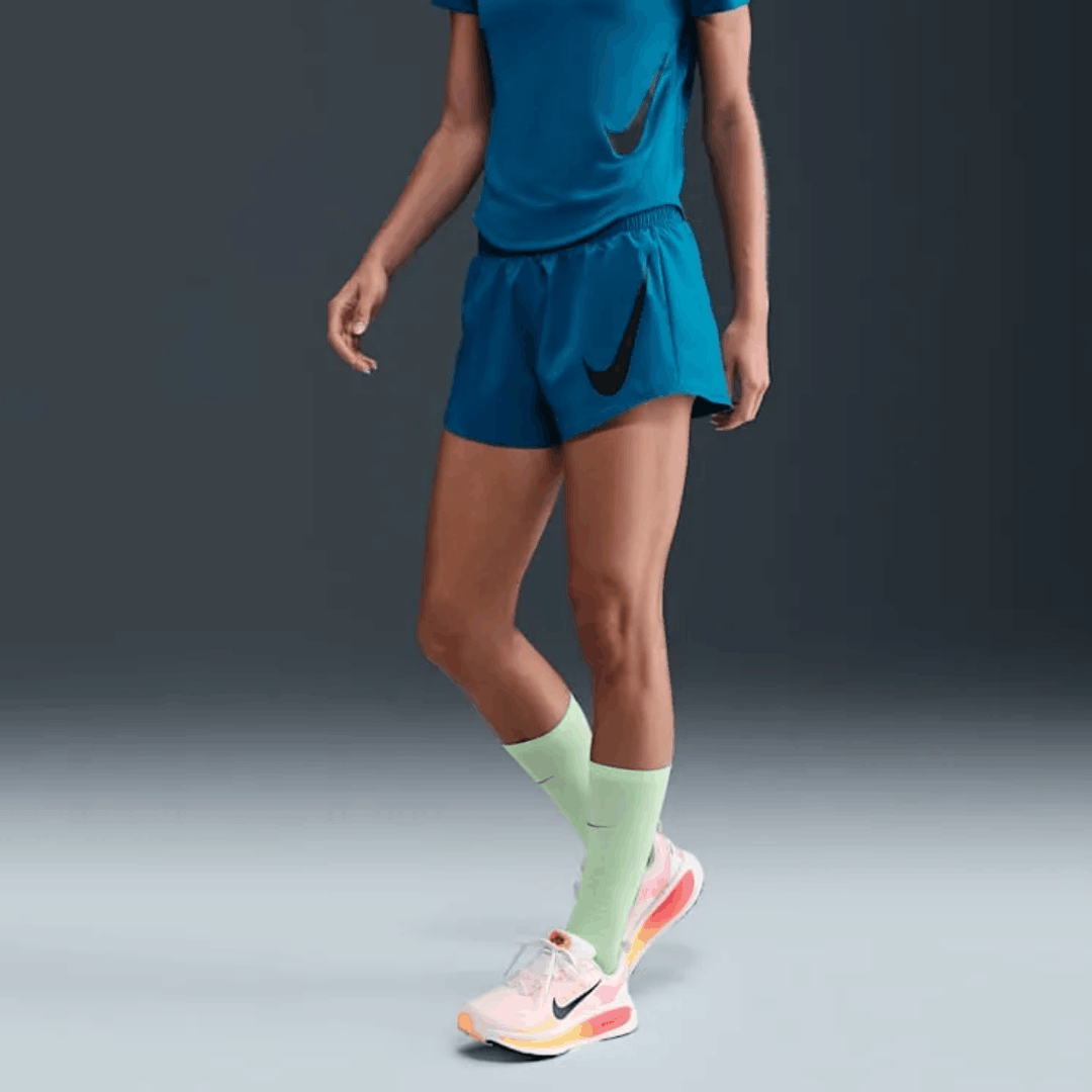 Nike Short One Swoosh Blu Wn