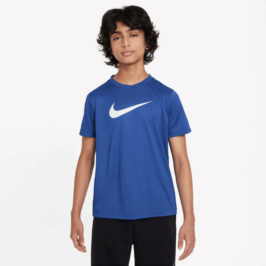 Nike Tshirt Bassic Legend Blu Kids