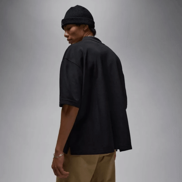 Nike Jordan Tshirt Polo Brs Blk Mn