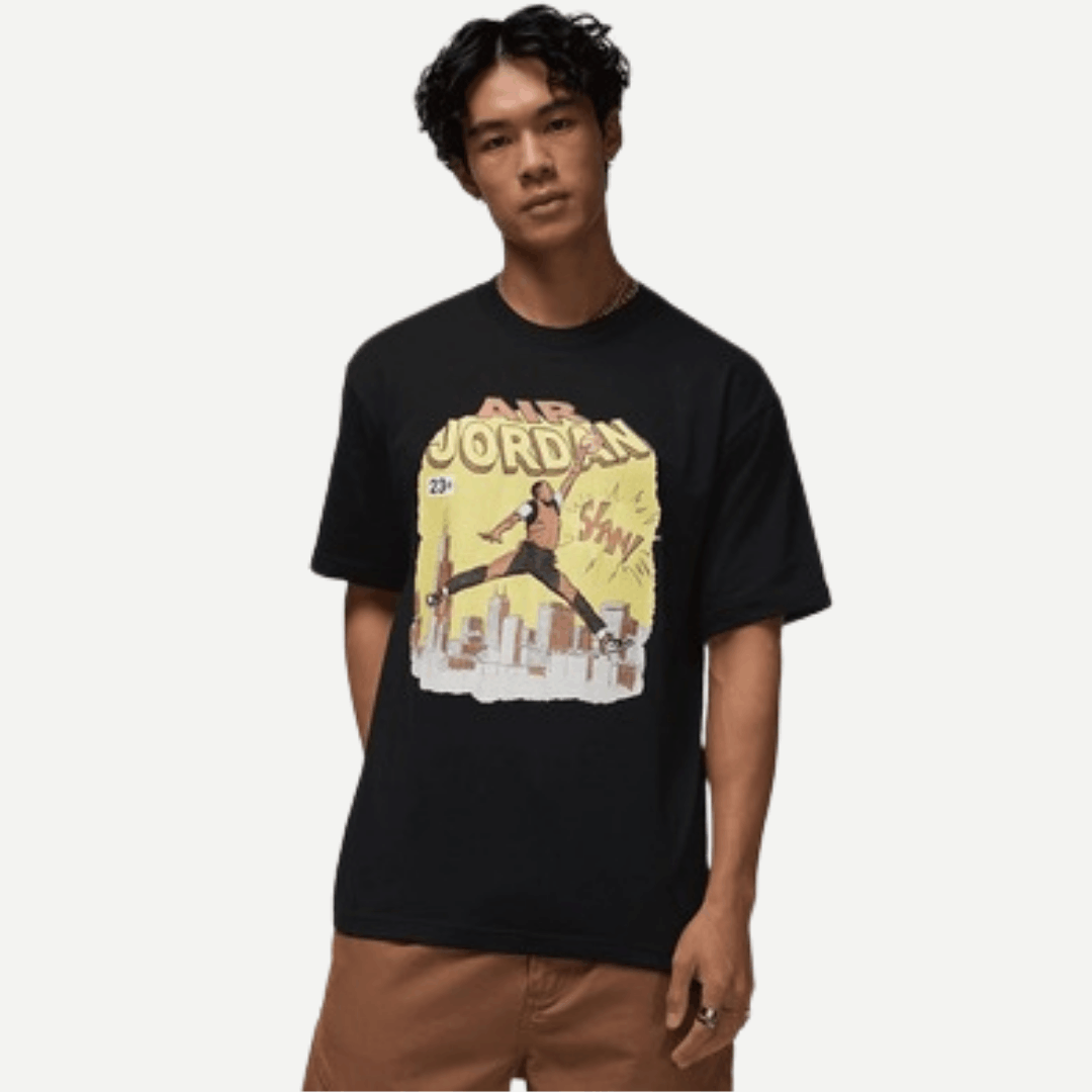 Nike Jordan Tshirt Comic Blk Mn