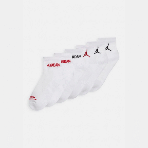 Nike Jordan Sock Pack 6 Whi Mn