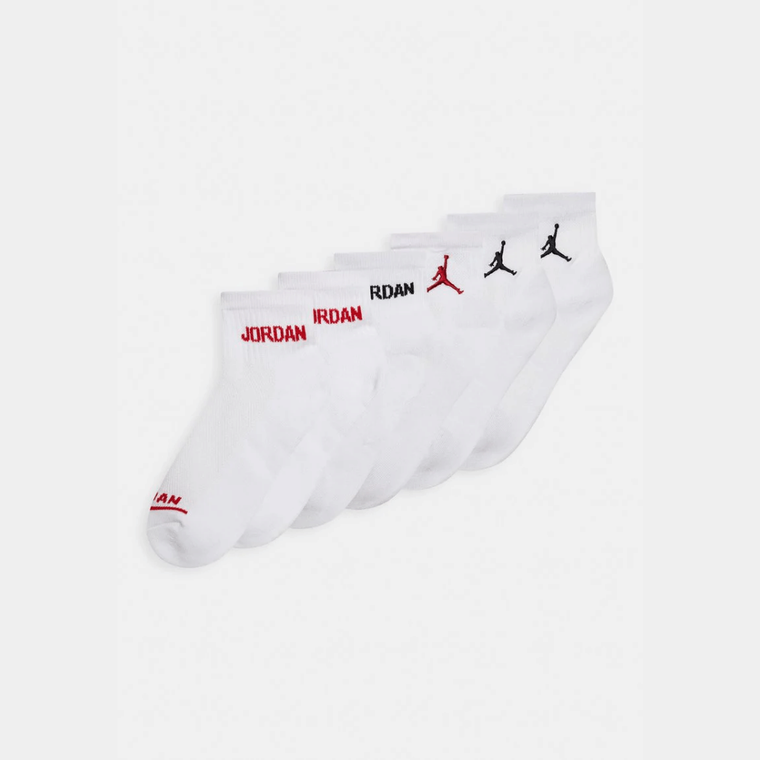 Nike Jordan Sock Pack 6 Whi Mn