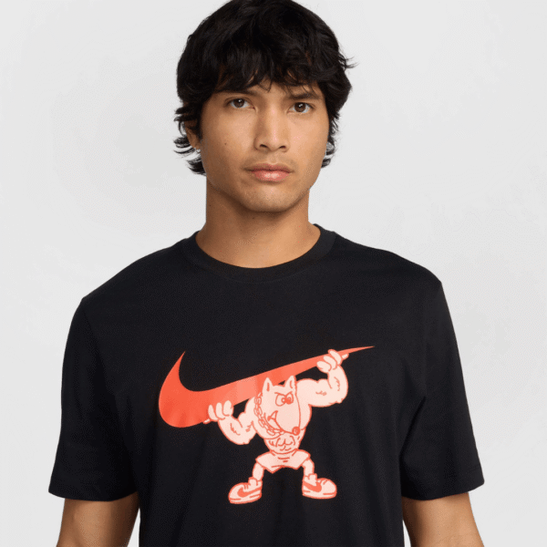 Nike Tshirt Tee Run Blk Mn