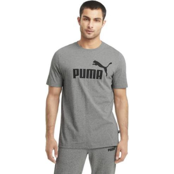 PUMA18082641 Puma Tshirt Bassic Gry Mn