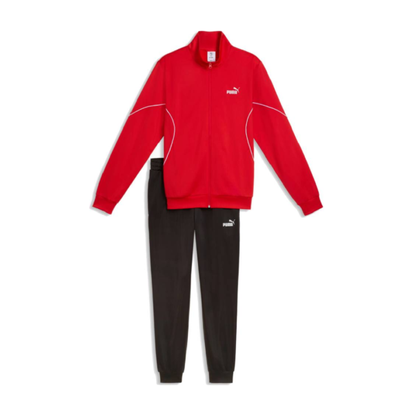 Puma Jacket & Pants Red Mn