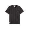 Puma Tshirt Striped Blk Mn