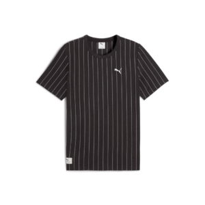 Puma Tshirt Striped Blk Mn