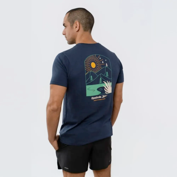 Reebok Tshirt Classic Blu Mn