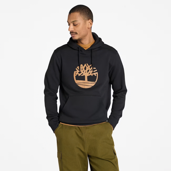 Timberland Hoddie Flecee Blk Mn
