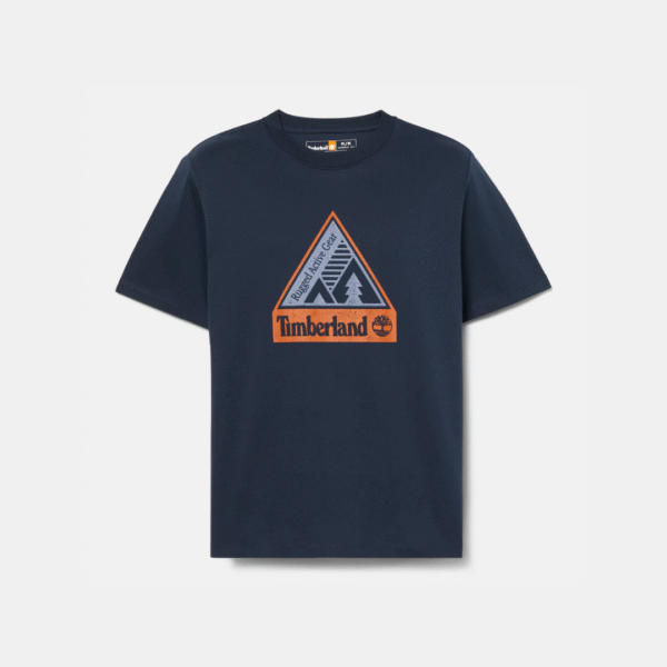 Timberland Tshirt In Angora Blu Mn