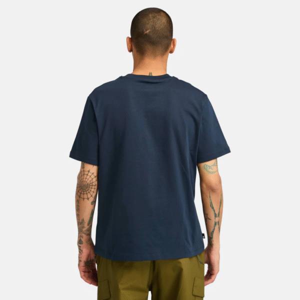 Timberland Tshirt In Angora Blu Mn