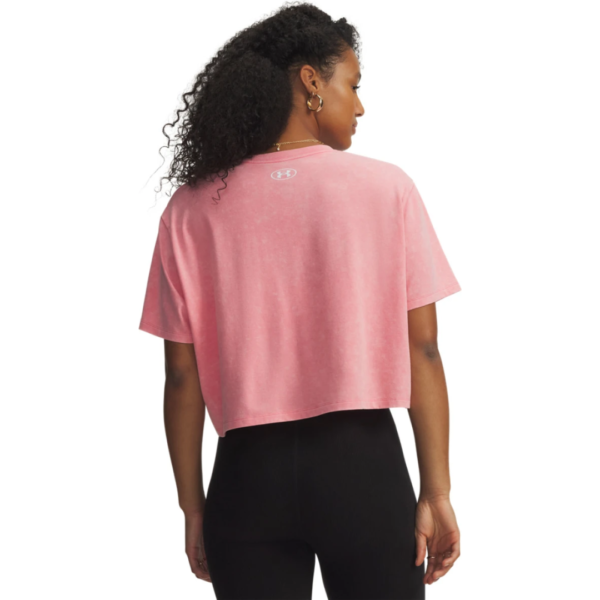 UNDER2606267 Under Armour Tshirt Crop Pin Wm