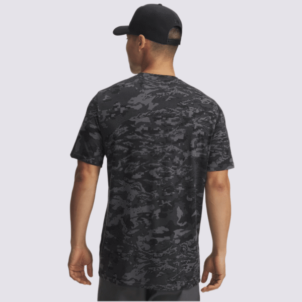 Under Armour Tshirt Camu Blk Mn