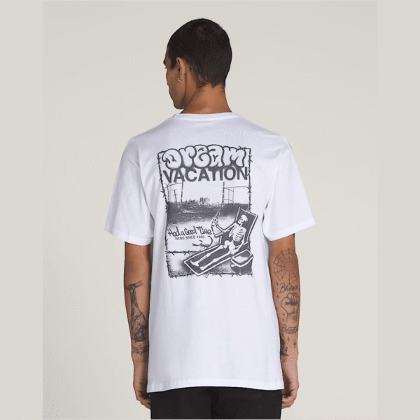 Vans Tshirt Good Times 66 Whi Mn