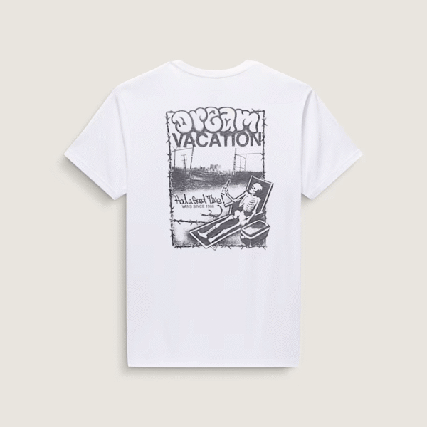Vans Tshirt Good Times 66 Whi Mn